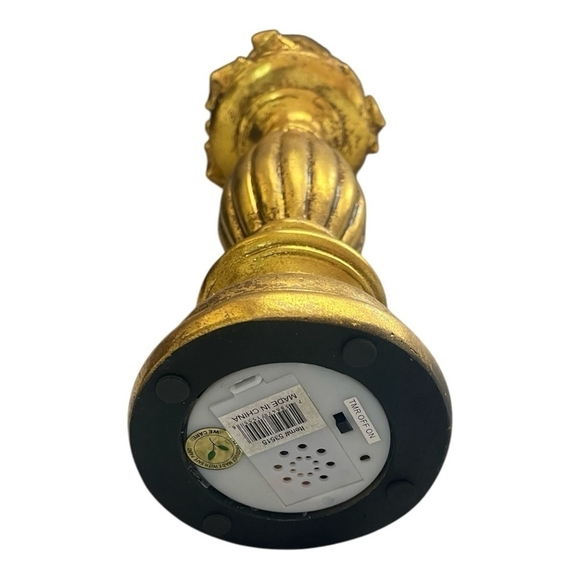 VNTG Look Single Stag Candle Holder Candelabra Stand Candlestick Table Top Decor - Picture 5 of 9